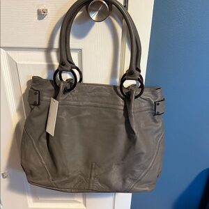 Kenneth Cole Leather Tote Bag